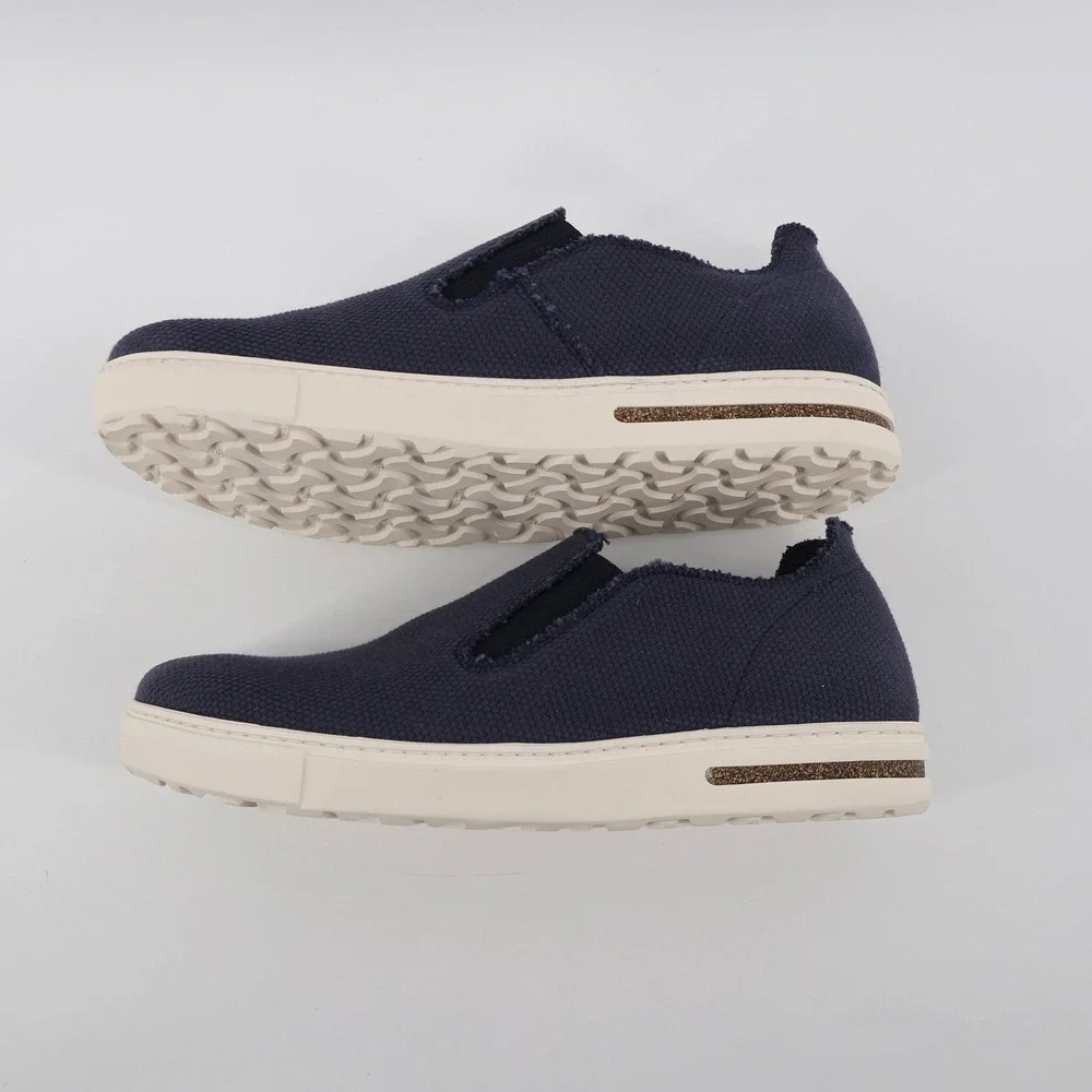 NEW Birkenstock Oswego Canvas Slip On Sneakers Navy Blue Mens 10 43